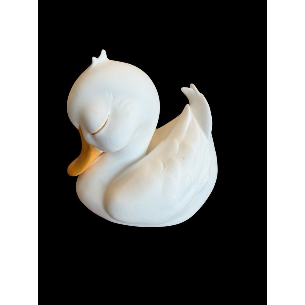 VTG Sleeping Duckling By Freeman For George Good Collectible Bone China 3.5x3.5”